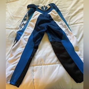 Fly Racing Blue White Riding F-16 Motocross Pants Size 24